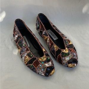 Vintage Caparros Sequins shoes